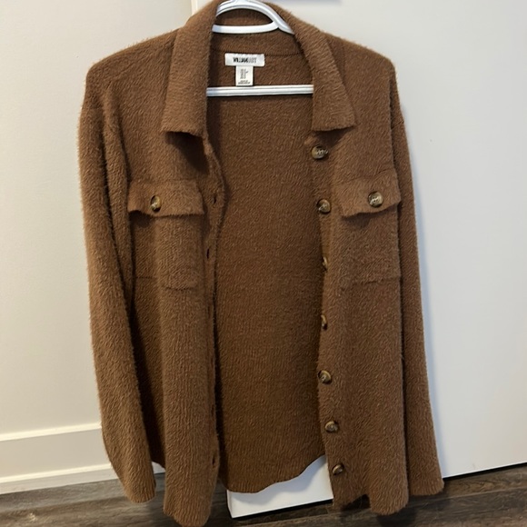 Warm Brown Cardigan (William Rast). Women’s Size S. - Picture 1 of 4